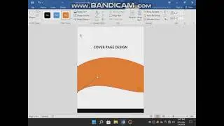 How To Make Compney Cover Page Design | MS WORD |