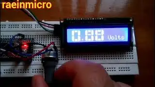 STM32 ADC example with I2C LCD