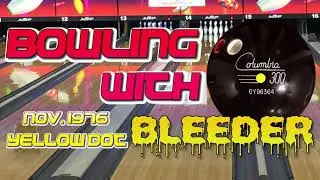 Bowling With Bleeder 1976 Yellow Dot Bleeder #BowlingWithRelics Vic Amann Northwest Lanes Cincy, OH