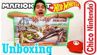 Pista de Mario Kart de Hot Wheels Deluxe Unboxing en español /Chico Nintendo 🎮