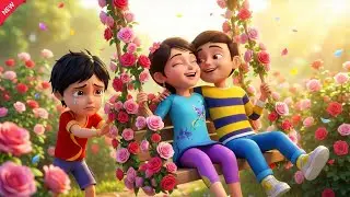 Riva and Rudra are swinging on the swing, leaving Shiva behind 😭 | Shiva Cartoon New Bangla 2026
