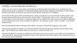 A Dramatic Reading of Horrible Twilight Fanfiction