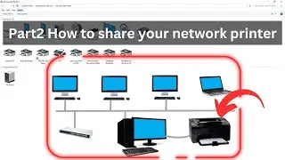 Part2 How to share your network printer
