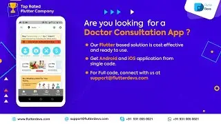Flutter Doctor Consultation App