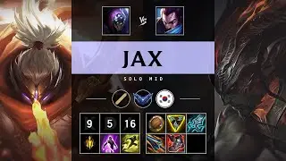 Jax Mid vs Yasuo - KR Diamond Patch 25.09
