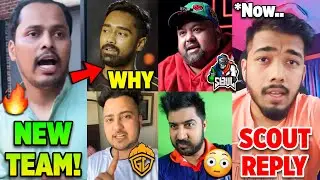 NEW Team CONFIRMED😳✅ One DISBAND!🥵Kronten,Scout,GodLike,8Bit Goldy,Neyoo,S8uL😯BGMI BIG NEWS for 2024