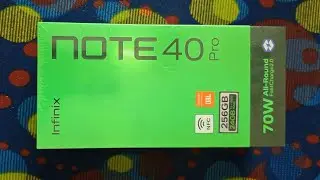Infinix NOTE 40 Pro 4G Unboxing & First Impressions | AUR TechTips