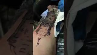 Часовая башня, тату в процессе!”Style Zone”, Лиговский пр.99, tattoo studio, www.tatu-stylezone.ru