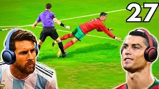 Messi & Ronaldo react to Funny Clips 27!