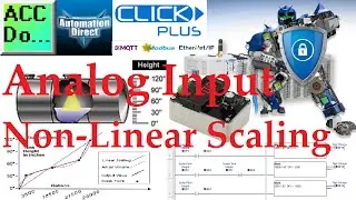 Click PLC Analog Input Non-Linear Scaling
