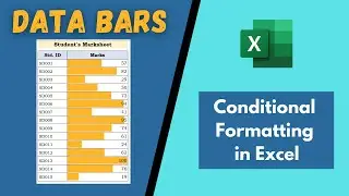 DATA BARS (Conditional Formatting) in Excel