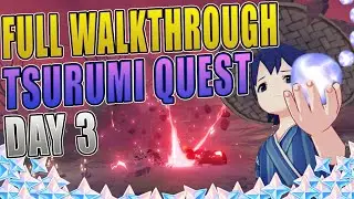 Tsurumi Island Quest Day 3 Full Walkthrough - Genshin Impact