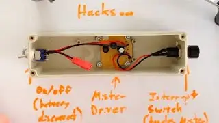Building A Portable Outdoor Air Conditioner From Ultrasonic Mister | Powered By LiPo Battery