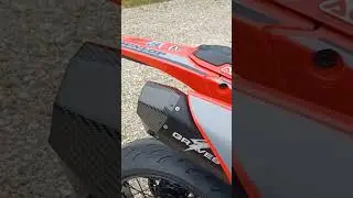 Graves exhaust on the #crf450rl #supermotolife #supermotorbikes #honda #ktm #yamaha #adventure #bike