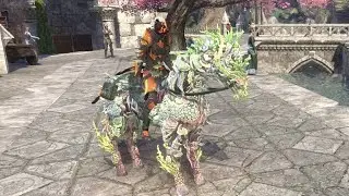 Surfglow Courser Radiant Apex Mount from the Sunken Trove Crown Crates ESO (Elder Scrolls Online)
