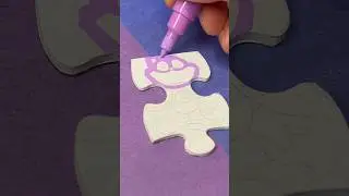 Drawing CatNap🙀on Puzzle🧩