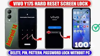 VIVO Y17S Hard Reset / Unlock Android 14 //Easy Trick //Without Pc 2024//