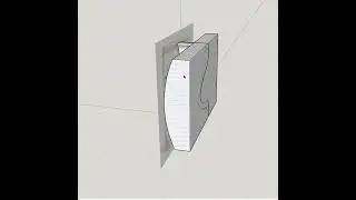 Modeling curved, twisted and tapered beam in SketchUp