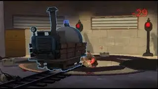 man falls into hole out of fear