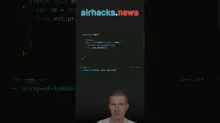 An Array of Lambda Expressions 