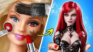 ¡CÓMO CONVERTIRSE EN UN VAMPIRO! ¡CAMBIO de LOOK EXTREMO! De Barbie a Vampiro por La La Vida
