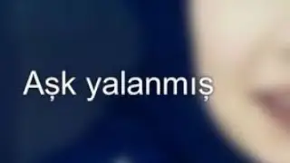 Aşk yalanmış