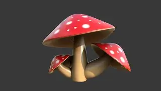 how to model mashroom in 3d maya for beginners
