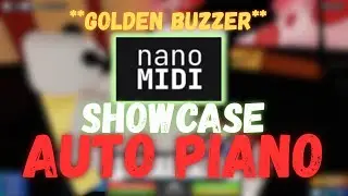 USING AUTO PIANO IN ROBLOX TALENT SHOW | NANOMIDI