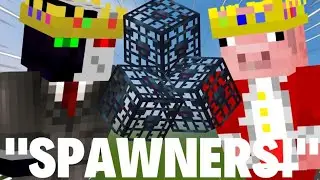 Ranboo Collects Spawners With His Silk Touch Powers!!! (ft. Technoblade and Philza)