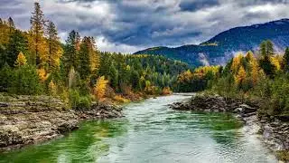 3 Hrs of White Noise for Sleep, Meditation or Study with Flowing Water sounds, Birds Singing