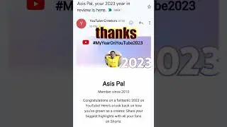 Thanks All My YouTube Subscribers