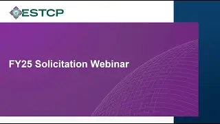 ESTCP 2025 Funding Opportunities