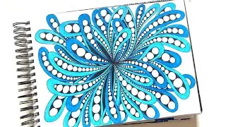 Colorful zentangle patterns || Zentangle art || Zentangle || Doodle art || Zendoodle