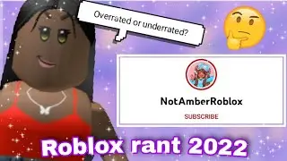 Is @NotAmberRoblox- *OVERRATED!?* (Roblox rant) collab with @glowingmxoon