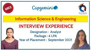 Capgemini Interview Experience - 2021 | ISE Student | Designation Analyst