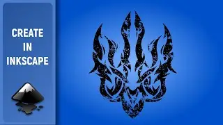 Ukrainian symbol. Made in Inkscape (Speed Art)