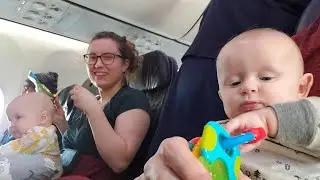 First Flight with Twins (International!) at 6 Months Old