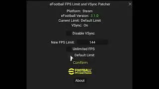 طريقة تغيير عدد فريمات efootball 2024 بعد التحديث 3.1 سواء بالرفع او الخفض او غير محدوده للكومبيوتر