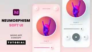 Simple Soft UI / Neumorphism Design in Adobe XD - Speed Art Tutorial