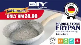 MR.DIY Marble Stone Frypan