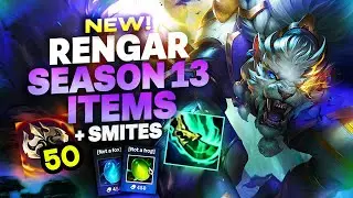 RENGAR IS BROKEN WITH THE NEW SEASON 13 ITEMS *43 KILLS* (PBE Gameplay)
