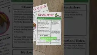 Ideas of What to Include in a Classroom Newsletter 