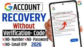 How To Recover Gmail Account Same Gmail Otp Problem || Gmail Account Recovery 