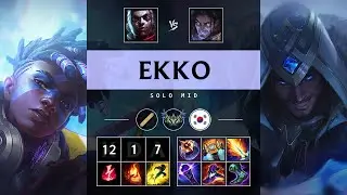 Ekko Mid vs Sylas: Legendary - KR Challenger Patch 14.18