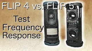 🔊 JBL FLIP 5 Frequency Response Test versus FLIP 4