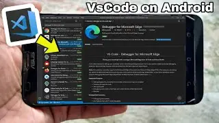 Run VsCode on Android..!! (Visual Studio Code) (Flutter on Android)