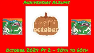 Anniversary Albums October 2024 Part 2 (50th to 60th anniversary) | bicyclelegs