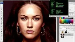 How to Make a Zombie in Photoshop - Megan Fox 2-5