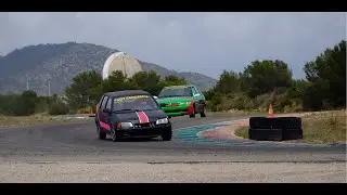 Mi primera y emocionante carrera de coches  | La Cencerro Calafat 2024 | Citroën AX GT | PB 1:58,74