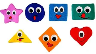 Learn Shapes With Play Doh Colors for Kids + More Educational Videos